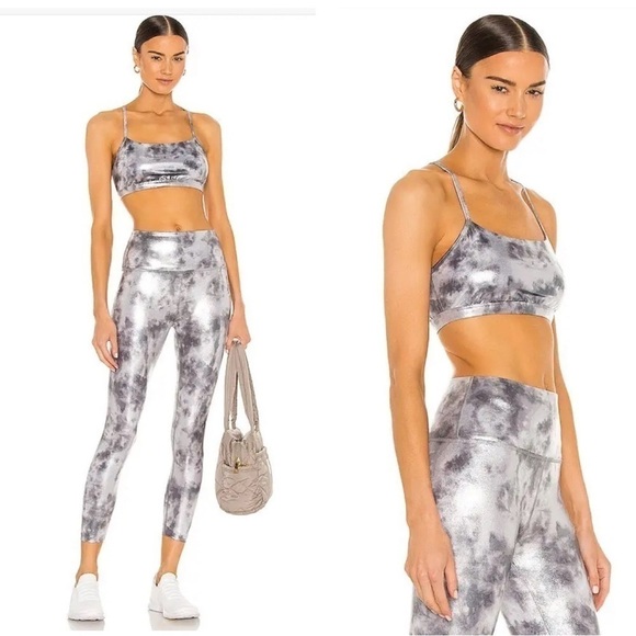 Beyond Yoga Racerback Bra in Foil Tie Dye XS - Picture 1 of 9